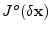 $J^o(\delta{\mathbf x})$