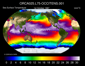 OCCIPUT Project : Upper Ocean Temperature